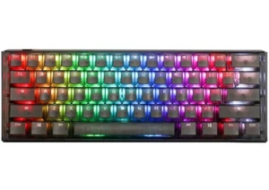 4713319659536 Ducky One 3 Aura Black Mini Gaming Keyboard, RGB LED - MX-Silent-R - Picture 1 of 10