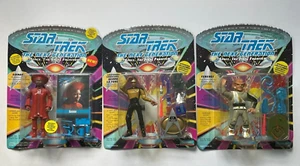 Lote de 3 Estatuillas Star Trek La Próxima Generación Nuevas Precintadas-Guinan-La Forge- Fer - Imagen 1 de 8