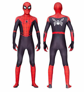 Superhero Iron Spider man Cosplay Costume Suit Superhero Bodysuit for Kids Adult