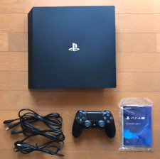 SONY PS4 PlayStation 4 Pro Jet Black 1TB CUH-7200B B01 Japan Fedex Shipping