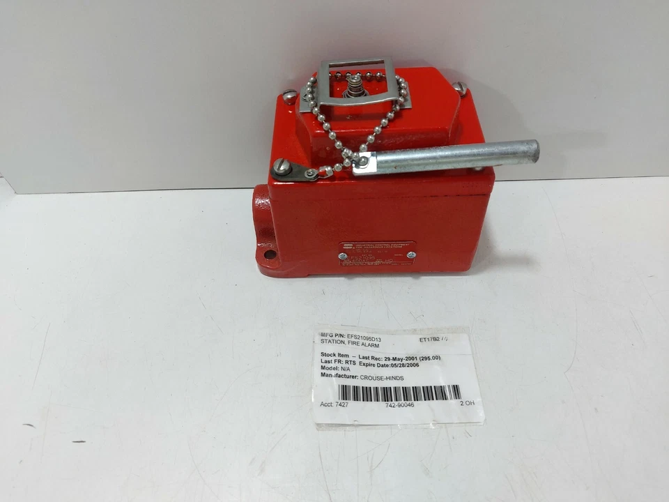 Crouse Hinds EFS21095 Fire Alarm Station - Image 1 of 4