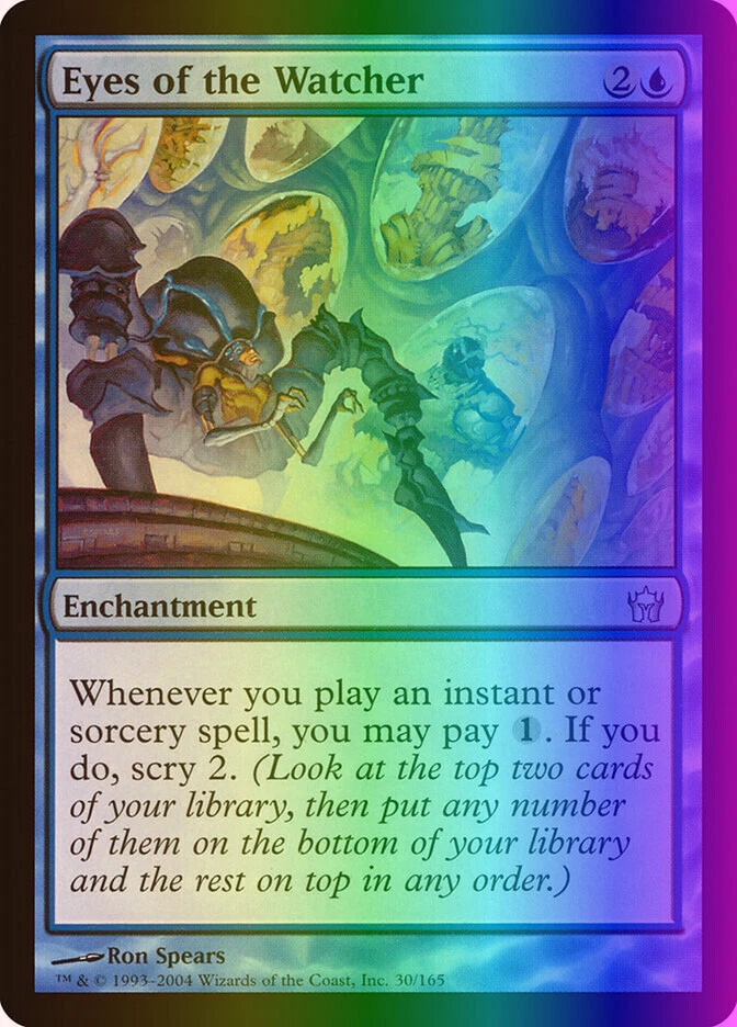 MTG Magic the Gathering Eyes of the Watcher (30/165) Fifth Dawn LP FOIL - Image 1 of 1