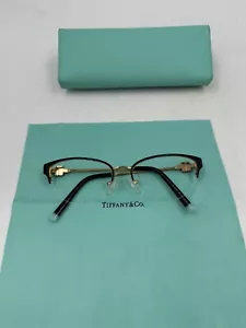 Tiffany & Co. Eyeglass Frames NO LENS TF1141 Wire Bottom Includes Case and Cloth - Picture 1 of 18