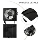 Portable 6inch USB Solar Exhaust Fan Cool and Ventilate with Solar Power