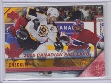 2005-06 Upper Deck Toronto Fall Expo Checklist #199 Joe Thornton 03/10    *18971