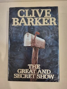 THE GREAT AND SECRET SHOW Clive Barker Signed Hardcover 1989 Auto - Picture 1 of 10