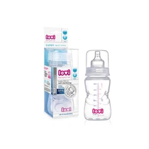 New Lovi Wide 150 ml clear self sterilising bottle silicone teat for baby infant - Picture 1 of 15