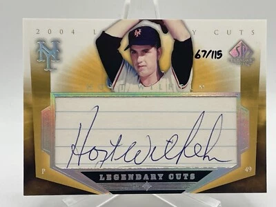 Hoyt Wilhelm 2004 SP Legendary Cuts Autograph /115 Cut Auto E5 - Image 1 of 4