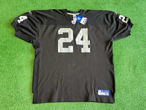 NWT NEW REEBOK OAKLAND VEGAS RAIDERS CHARLES WOODSON SIZE 56 Jersey NFL Football - Picture 1 of 7
