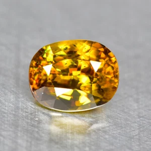 2.91Ct Superior Quality Gem Natural Multi Color Titanite Sphene - Picture 1 of 1