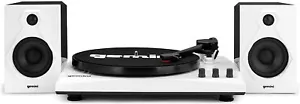 GEMINI TT 900 BW BLUETOOTH PLATTENSPIELER MIT LAUTSPRECHERN 50W FARBE SCHWARZ-WEISS - Bild 1 von 4