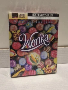 WONKA 4K UHD + BLURAY - STEELBOOK NEW SEALED - Foto 1 di 8