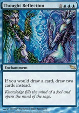 [1x] Thought Reflection - Slight Play, English - Shadowmoor MTG Magic