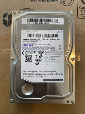Samsung Spinpoint F3 HD502HJ 500GB Internal 7200RPM 3.5" (HD502HJ) HDD - Image 1 of 3