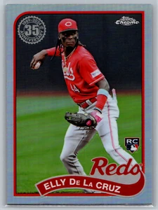 Elly De La Cruz 2024 Topps Chrome 1989 Baseball Rookie 89CB-11 Cincinnati Reds - Bild 1 von 2