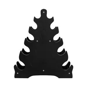 Estante de almacenamiento para mancuernas de plástico con soporte para mancuernas de 1 pieza - Imagen 1 de 12