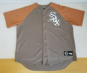 Authentic Chicago White Sox Majestic Baseball Jersey Gray/Brown Size XXL USA - Picture 1 of 8