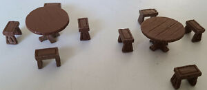 Fantascene Furnishings TAVERN TABLES & BENCHES Metal 25mm Dungeons & Dragons