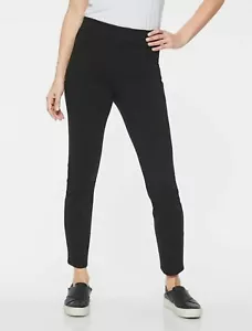Leggings pantaloni skinny donna Athleta Siena taglia 8 nero tasche zip laterale #353489 - Foto 1 di 9