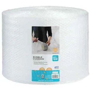 Pen+Gear 12 in x 150 ft Bubble Cushion Clear Plastic 3/16" Small Bubbles - Picture 1 of 3