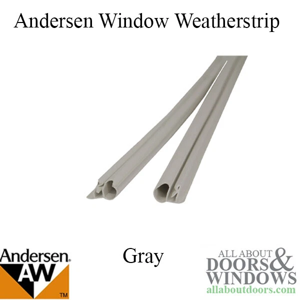 Andersen Casement Window Weathestrip Pair PSC6 Gray Andersen Window Weather Seal - Image 1 of 3