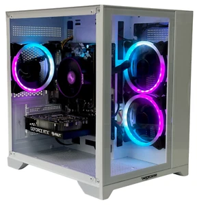Gaming Computer PC RTX 4060 Tower 32GB RAM DDR4 HDD + SSD 8GB Windows 10 RGB - Afbeelding 1 van 8