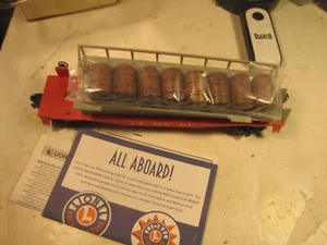 Lionel 6-19450 Barrel Ramp Flatcar Postwar Celebration - Picture 1 of 10