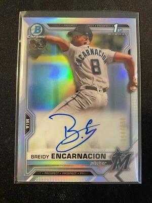 2021 Bowman - Chrome Prospects Autographs Breidy Encarnacion #CPA-BE... - Image 1 of 4