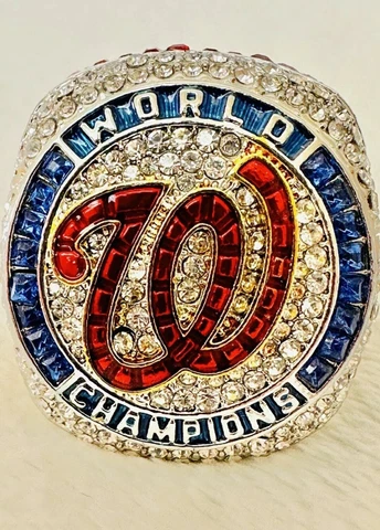 Washington Nationals Championship - 2019 World Series Replica Ring Strasburg Cover