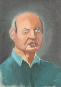 Vintage Original Ölgemälde Mann Portrait - Bild 1 von 11