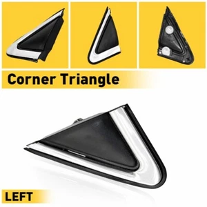 New For Nissan Sentra 2013-19 Front Left Side Fender Corner Mirror Molding Black - Picture 1 of 14