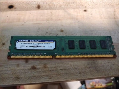 Super Talent 2GB DDR3-1066 W1066UA2GS - Image 1 of 2