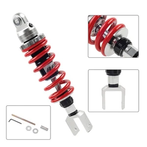 Red 10mm Spring 320mm Adjustable Shock Absorber For Kawasaki - Picture 1 of 11