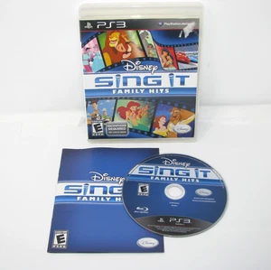 Disney Sing It: Family Hits (Sony PlayStation 3, 2010) - Picture 1 of 2