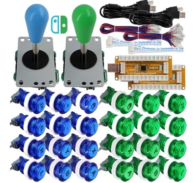 SJ@JX Arcade Game Controller USB Encoder 2 Player Gamepad Microswitch Button... - Image 1 of 4