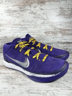 Baloncesto atlético para hombre Nike ID By You Kobe AD Mid púrpura/amarillo Lakers talla 12,5 Foto 1 de 4