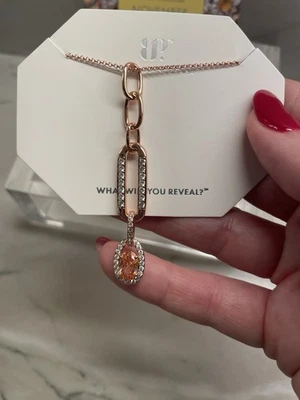 Collar Bomb Party Noviembre 2024 Topacio Sobre Oro Rosa RBP8409 Foto 1 de 3