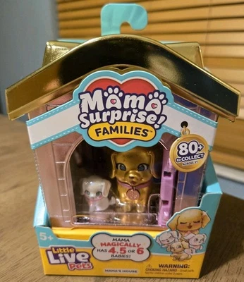 Little Live Pets - Mama Surprise Families Golden Retriever Dog Edición Limitada  Foto 1 de 2
