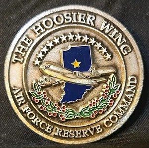 434th Air Refueling Wing The Hoosier Wing USAF US Air Force Challenge Coin - Bild 1 von 2