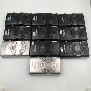 Canon Powershot ELPH 360 HS Digital Camera 20.2MP Silver/ Black 12x Optical Zoom - Picture 1 of 20