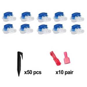 Complete 70 Cable Kit with 50 Pegs and 10 Connection Terminals for Mowers - Afbeelding 1 van 6