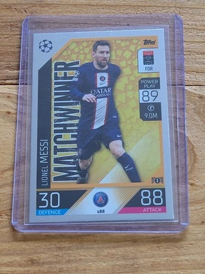 2022-23 LIONEL MESSI Topps Match Attax Matchmaker UCL - #188 MINT - Image 1 of 2
