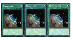 Yugioh - 3X Terraformación - Común - 1ª Edición - SDCH-EN024 - Casi Como Nuevo - Imagen 1 de 1