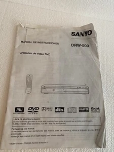 Sanyo DRW 500 manual - Picture 1 of 2