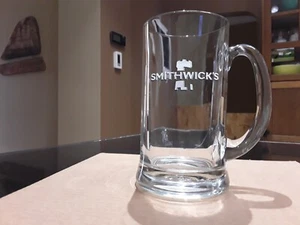 Smithwick's Ale Beer Mug Made In Italy Advertising Drinking Glass Stein - Picture 1 of 2