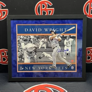David Wright New York Mets Signed 16X20 Picture Framed MLB COA - Picture 1 of 4