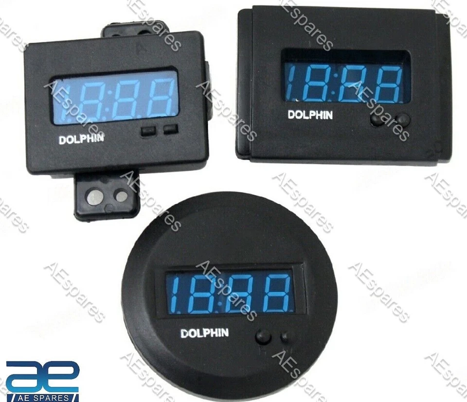 Digital Dash Clock Set 3 Fits Suzuki SJ413 SJ410 Samurai Gypsy Sierra Drover GEc - Image 1 of 4