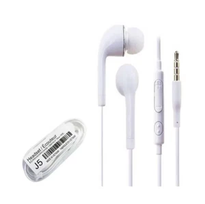 J5 3.5mm In Ear Earphone With Microphone Headset S4 Earbuds-Earpiece for Samsung - Imagen 1 de 1