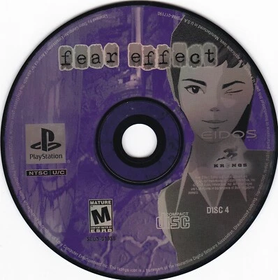 Fear Effect (Sony Playstation 1, PS1, Disc 4) **DISC ONLY** - Image 1 of 2