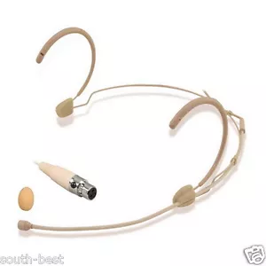 Pro Omnidirectional Headset Microphone Mic For AKG Samson mini XLR 3pin HeadMic - Picture 1 of 4